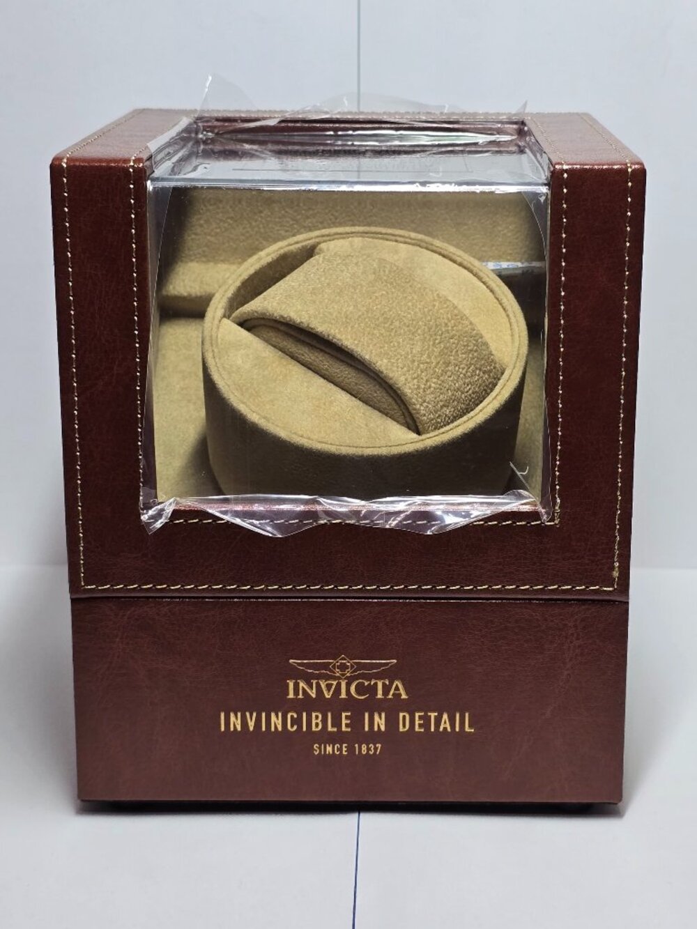 BRAND NEW Invicta Watch Winder, Brown/Beige (IPM646)